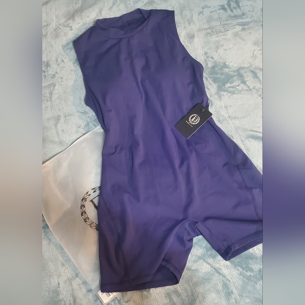 Elegant Purple Women's Bodysuit